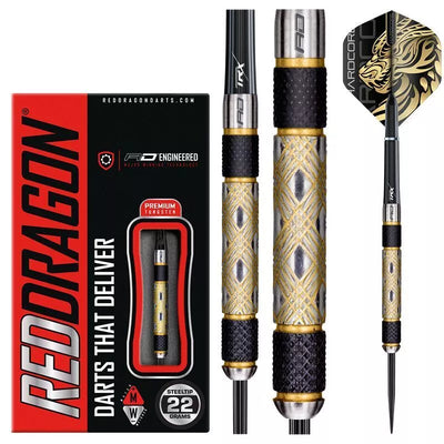 Smiginio strėlytės Red Dragon Golden Eye -24g