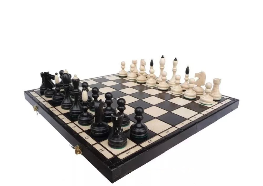 Šachmatai Classic 500x250x60mm, karalius 100mm