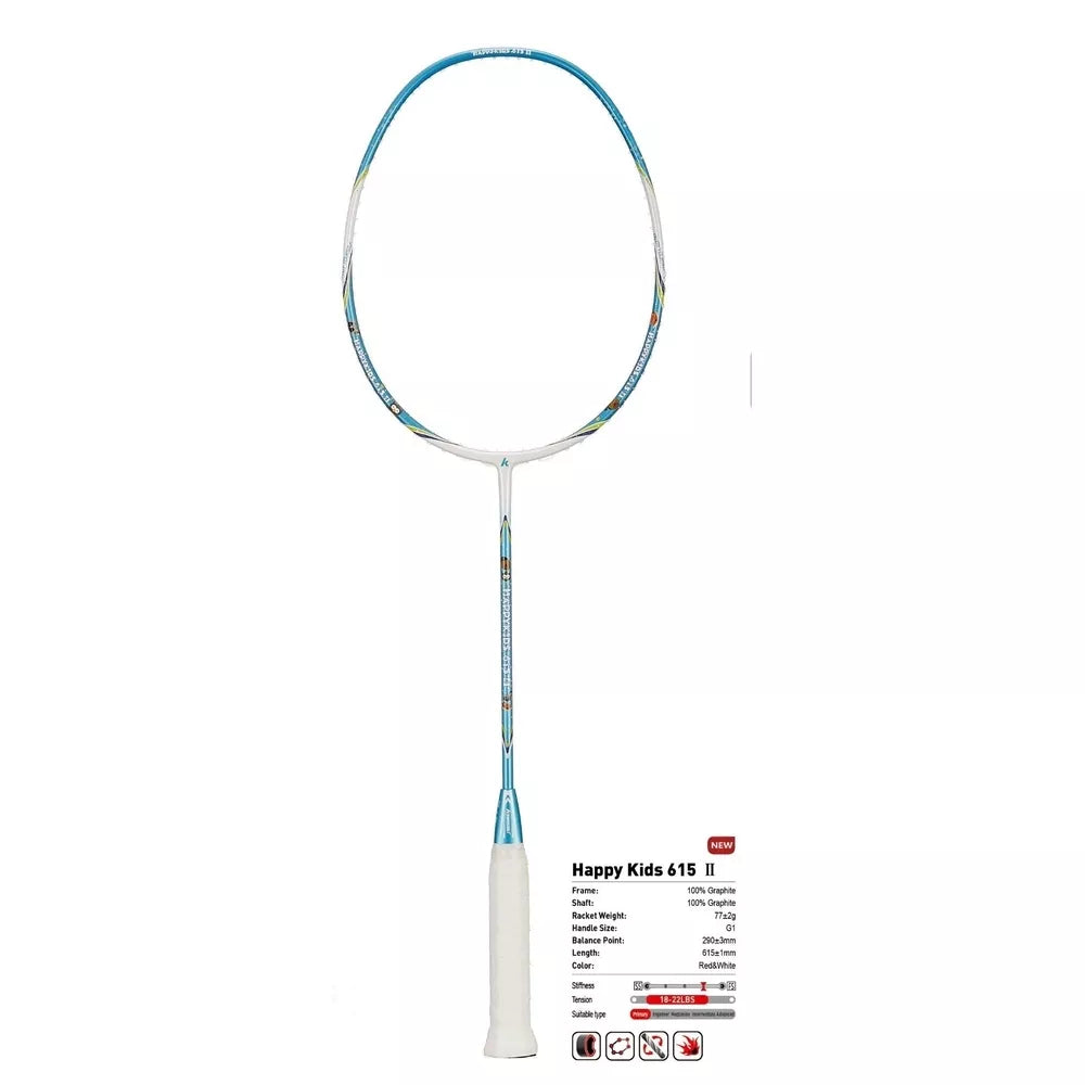 Badmintono rakečių komplektas (vaikiškas) Kawasaki Happy Kids 605