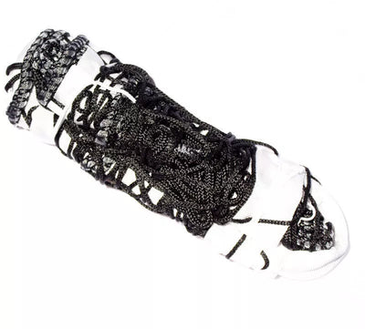 Varžybinis tinklinio tinklas PP3mm 9,5x1m (su trosu ir antenomis, baltos spalvos)
