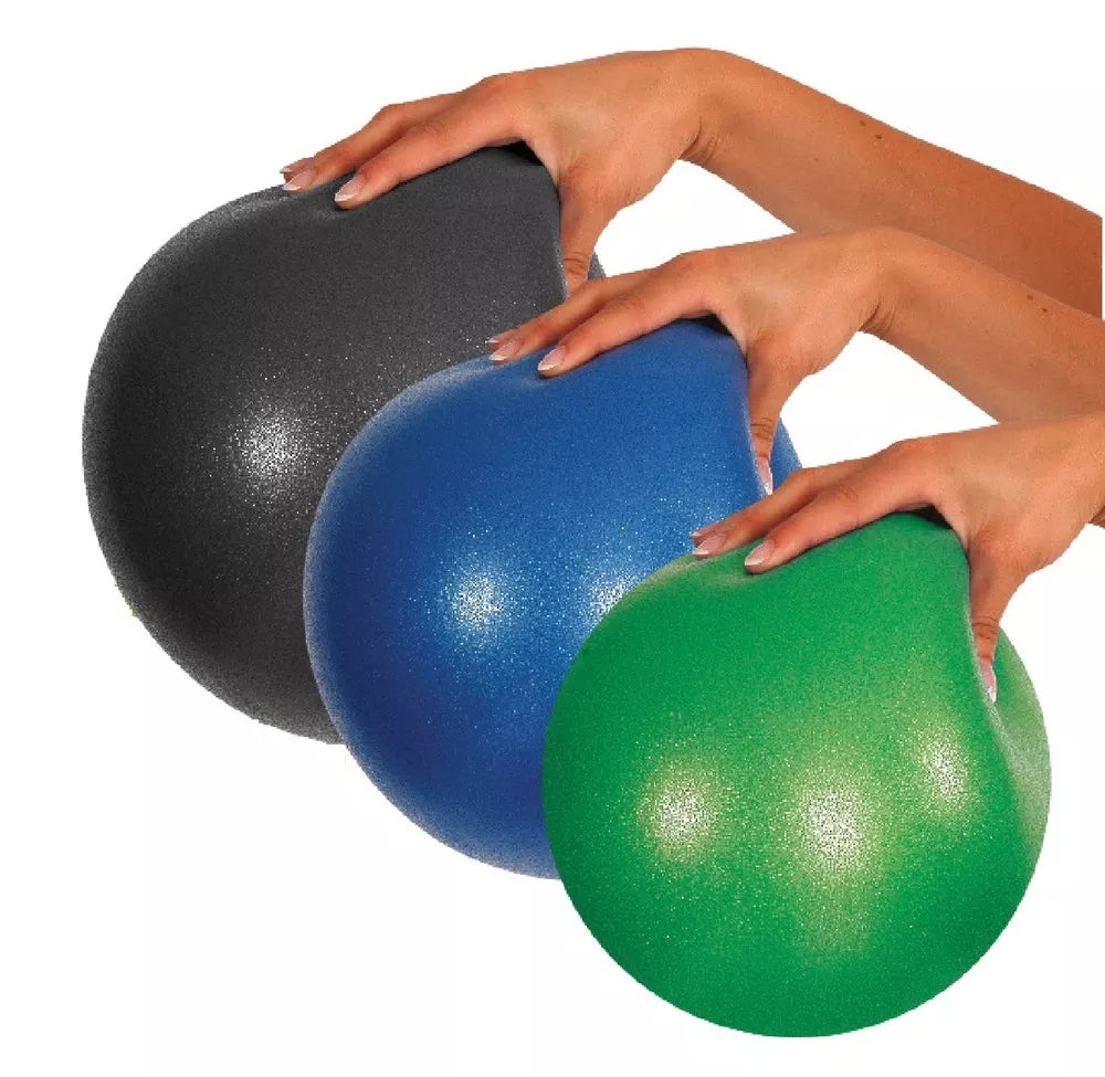 Pilates kamuolys Soft Over ball 25-27cm juodas
