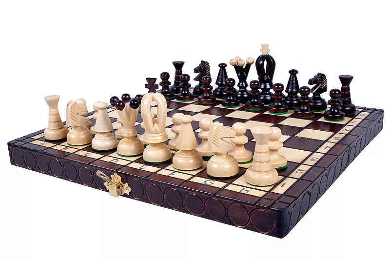 Šachmatai King's Small 300x150x50mm, karalius 60mm